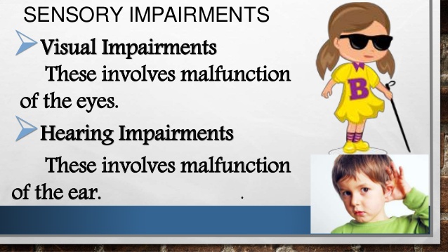 sensory impairment slider